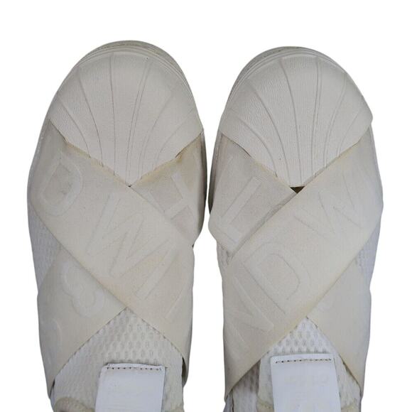 Adidas Shoes Womens 9 Sneakers Casual Superstar Slip On Comfort White Lifestyle - Picture 7 of 13